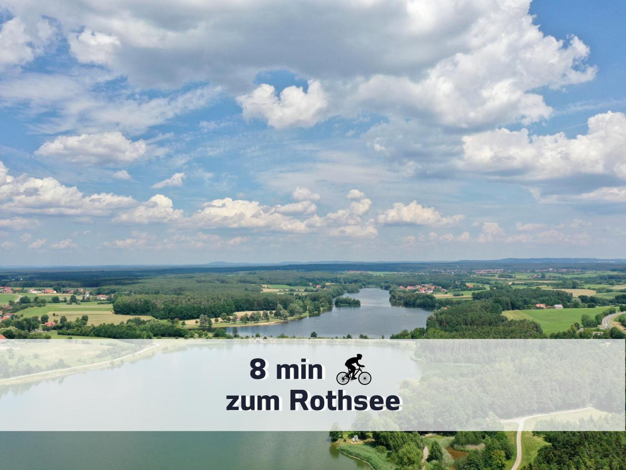 Ferienhaus Rothsee-Oase Ideale Ausgangslage Mit Tollem Ausblick, Sauna Und Privatem Garten Roth  ภายนอก รูปภาพ
